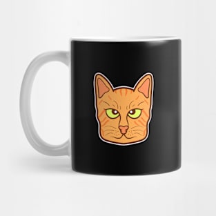 Orange domestic cat Mug